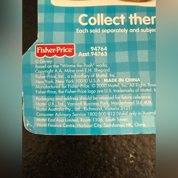 Vintage 2000 Winnie the Pooh Figure – New in Package - Picture 4 of 8